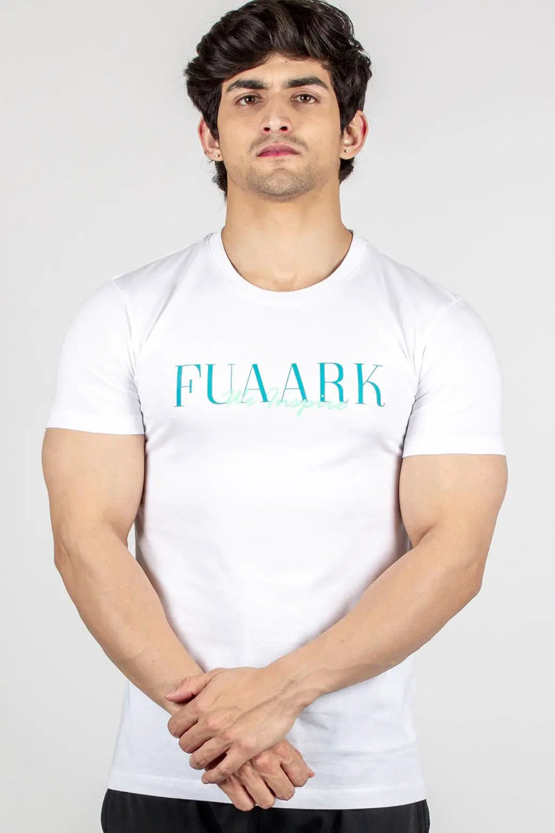 Classic T-shirt White by Fuaark Nz