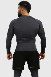 Compression Fullsleeves T-shirt Grey by Fuaark Nz