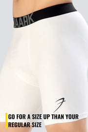 Compression Shorts White by Fuaark Nz