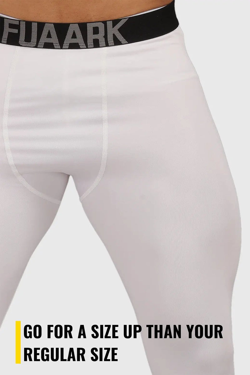 Compression Tights White by Fuaark Nz