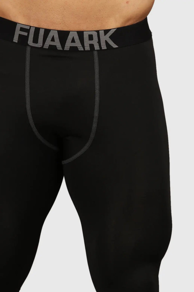 Compression Tights Black by Fuaark Nz