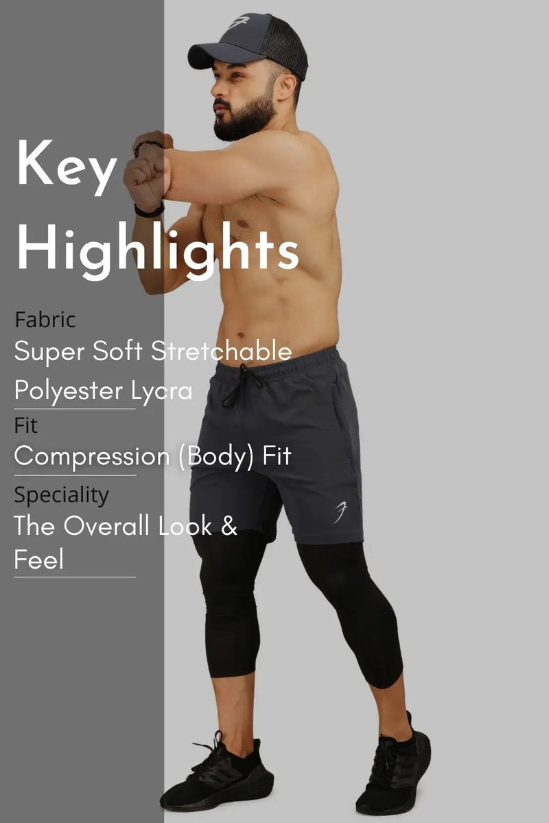 Compression Tights Black by Fuaark Nz