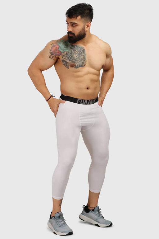 Compression Tights White by Fuaark Nz