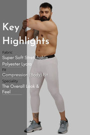 Compression Tights White by Fuaark Nz
