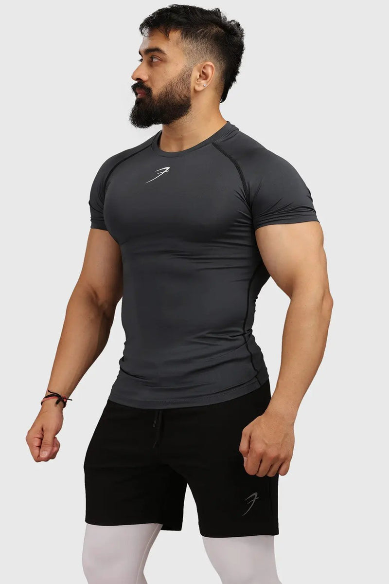 Compression T-shirt Grey by Fuaark Nz