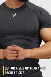 Compression T-shirt Grey by Fuaark Nz