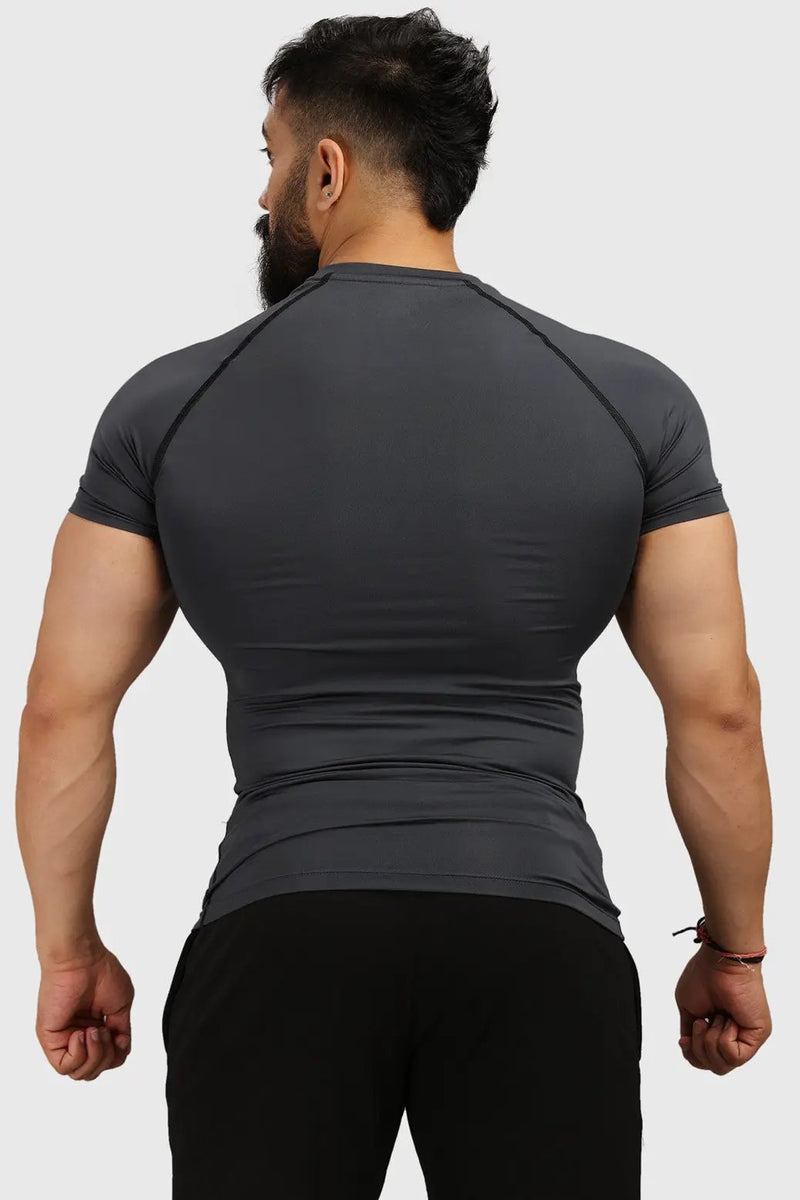 Compression T-shirt Grey by Fuaark Nz