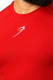 Compression T-shirt Red by Fuaark Nz