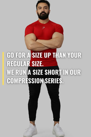 Compression T-shirt Red by Fuaark Nz