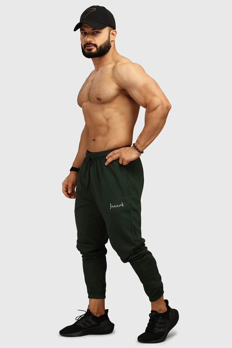 Fall Regular Joggers Green by Fuaark Nz