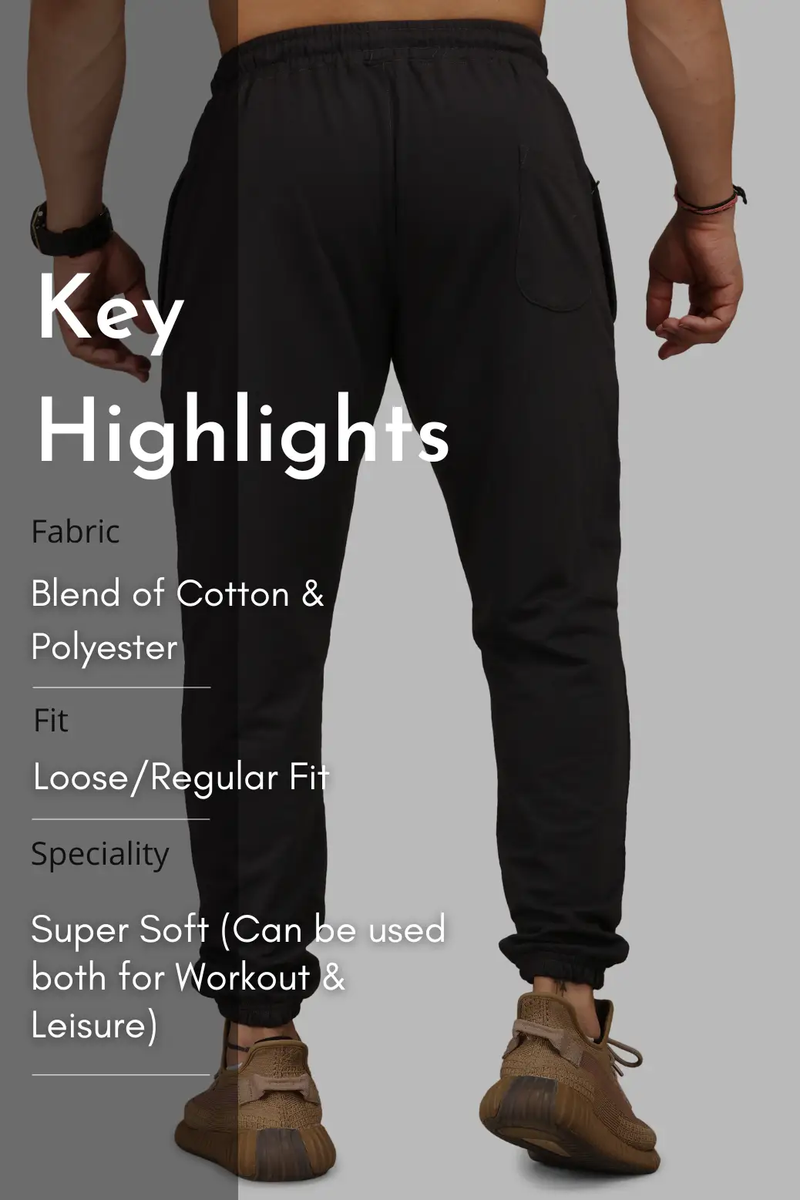 Fall Regular Joggers Black by Fuaark Nz