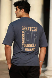 Greatest Oversized T-shirt Grey by Fuaark Nz
