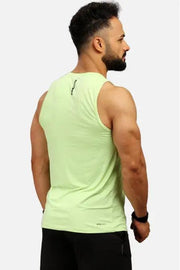 Men's Light Tank Lime by Fuaark Nz