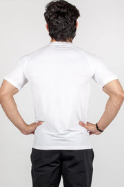 Lining T-shirt White by Fuaark Nz