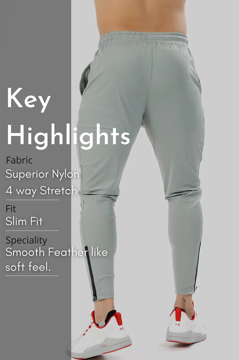 Nylon Supreme Tracks Light Grey by Fuaark Nz