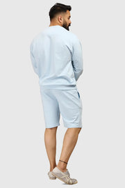 Oversized Shorts Sky Blue by Fuaark Nz