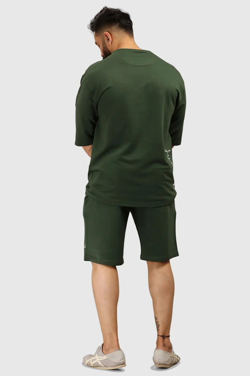 Oversized Shorts Green by Fuaark Nz