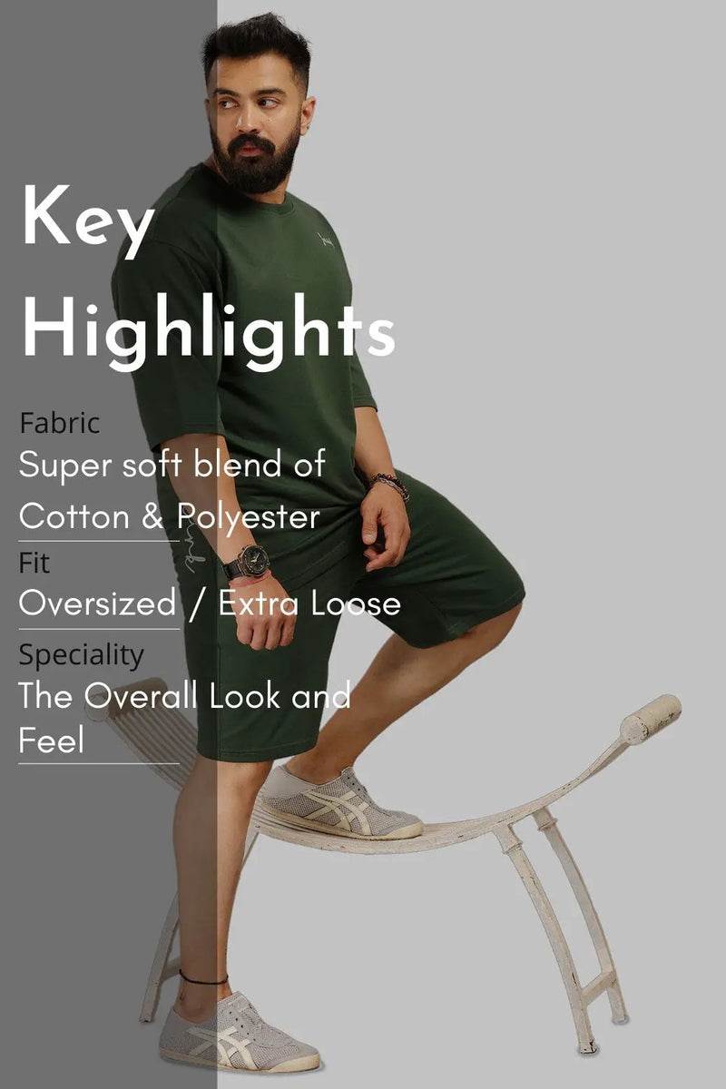 Oversized Shorts Green by Fuaark Nz
