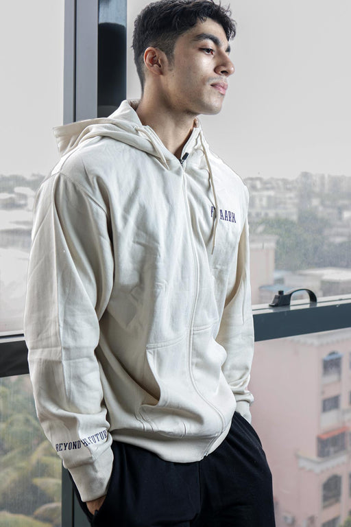 Oversized Frost Jacket Beige by Fuaark Nz