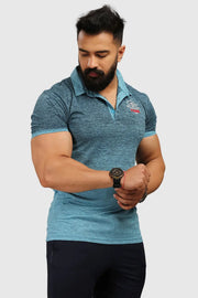 Raw Polo Slim Fit T-shirt Blue by Fuaark Nz