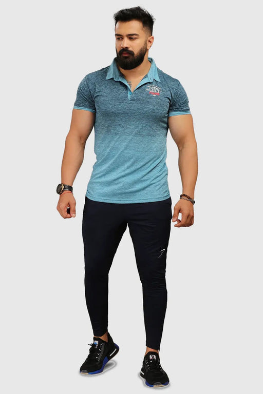 Raw Polo Slim Fit T-shirt Blue by Fuaark Nz