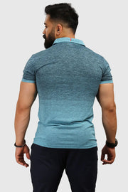 Raw Polo Slim Fit T-shirt Blue by Fuaark Nz