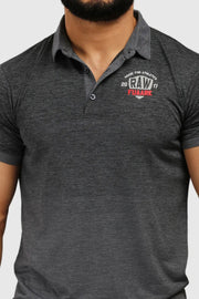 Raw Polo Slim Fit T-shirt Grey by Fuaark Nz