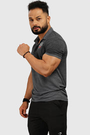 Raw Polo Slim Fit T-shirt Grey by Fuaark Nz