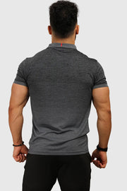 Raw Polo Slim Fit T-shirt Grey by Fuaark Nz