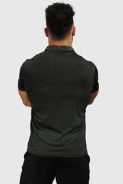 Raw Polo Slim Fit T-shirt Olive by Fuaark Nz