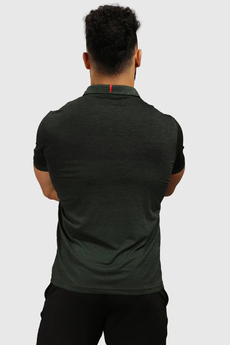 Raw Polo Slim Fit T-shirt Olive by Fuaark Nz