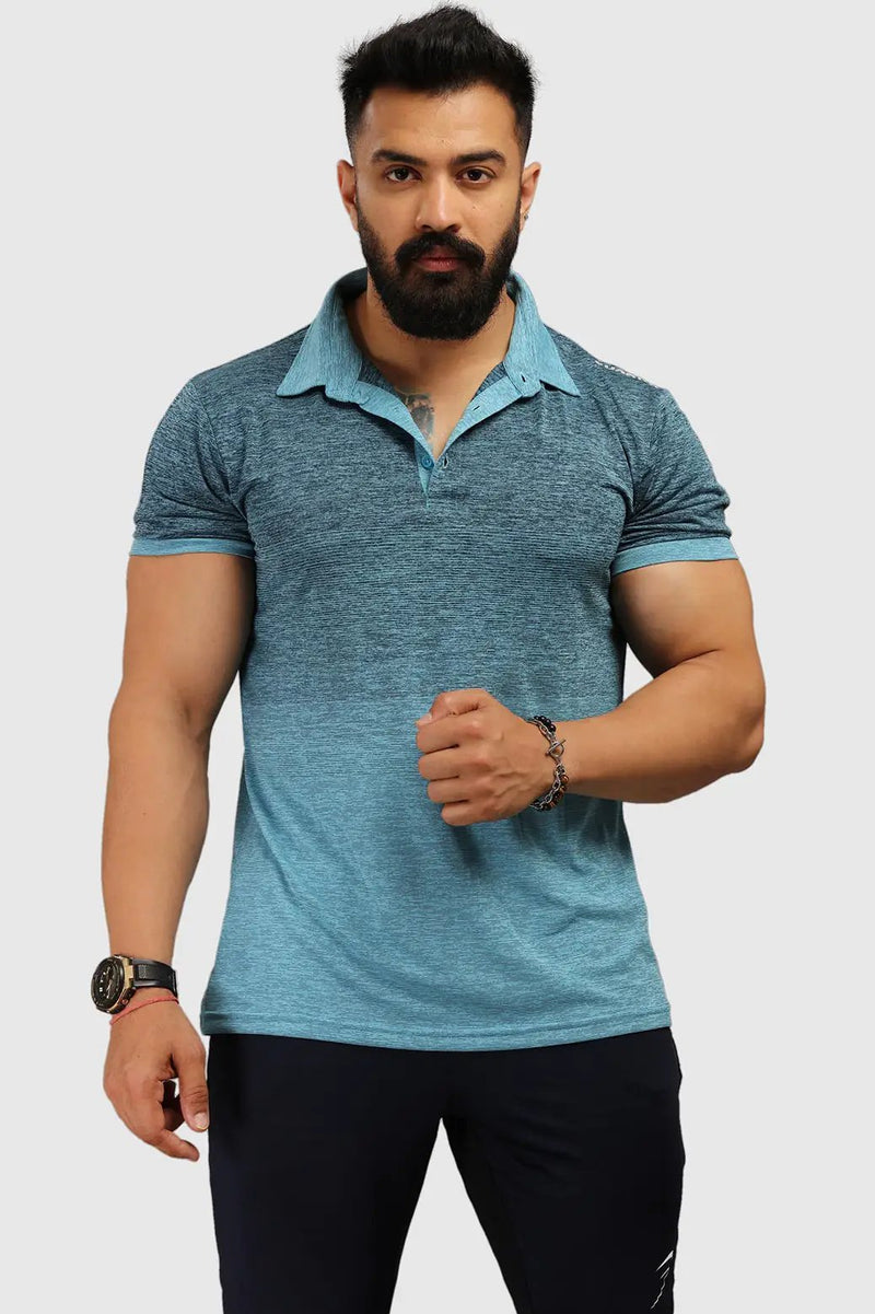Raw Polo Regular Fit T-shirt Blue by Fuaark Nz