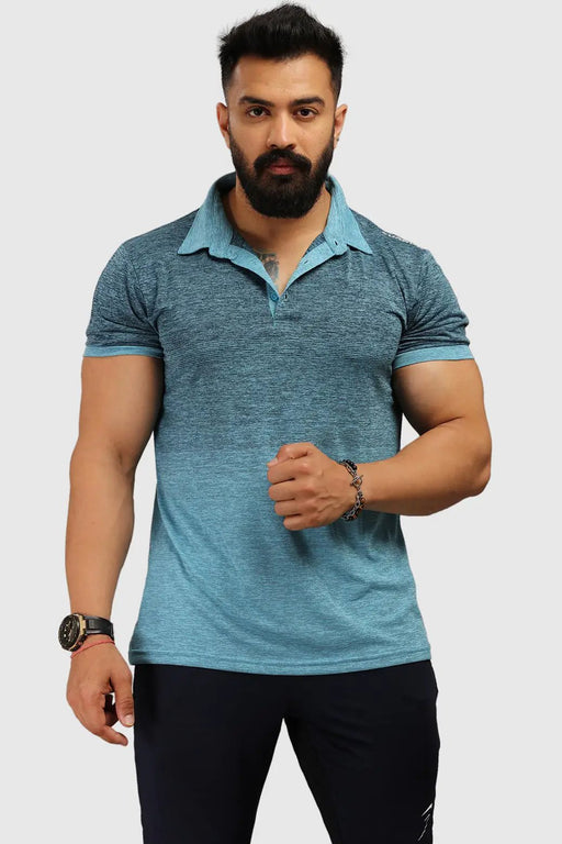 Raw Polo Regular Fit T-shirt Blue by Fuaark Nz