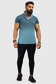 Raw Polo Regular Fit T-shirt Blue by Fuaark Nz