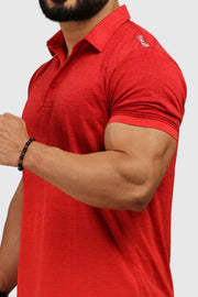 Raw Polo Regular Fit T-shirt Red by Fuaark Nz