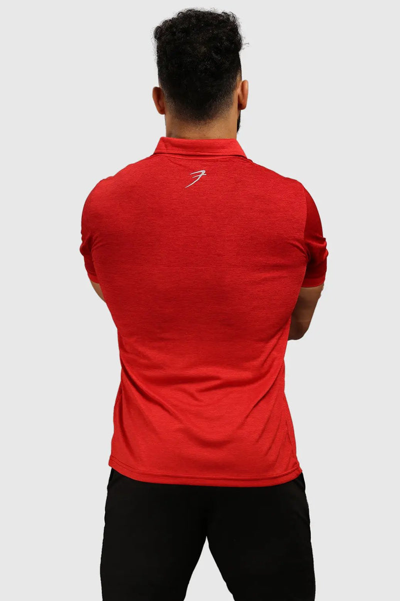 Raw Polo Regular Fit T-shirt Red by Fuaark Nz