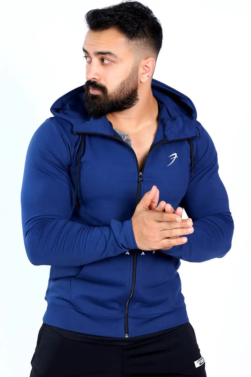 Signature Nylon Jackets Navy by Fuaark Nz