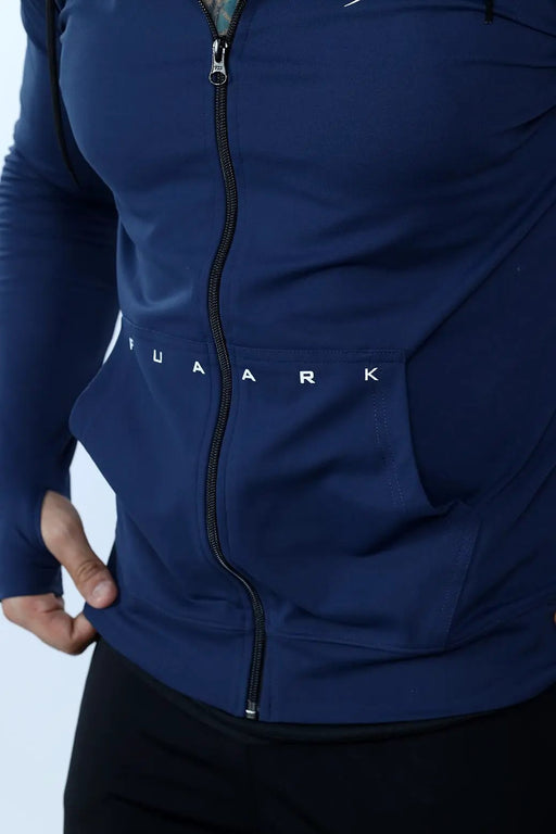 Signature Nylon Jackets Navy by Fuaark Nz