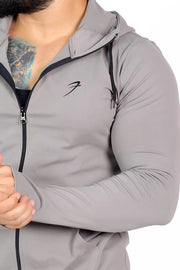Signature Nylon Jackets Light Grey by Fuaark Nz