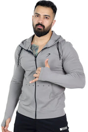 Signature Nylon Jackets Light Grey by Fuaark Nz
