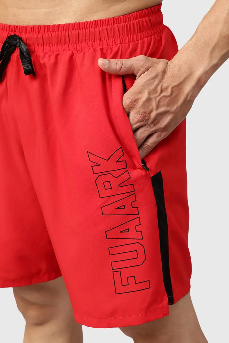 Studio Shorts Red by Fuaark Nz