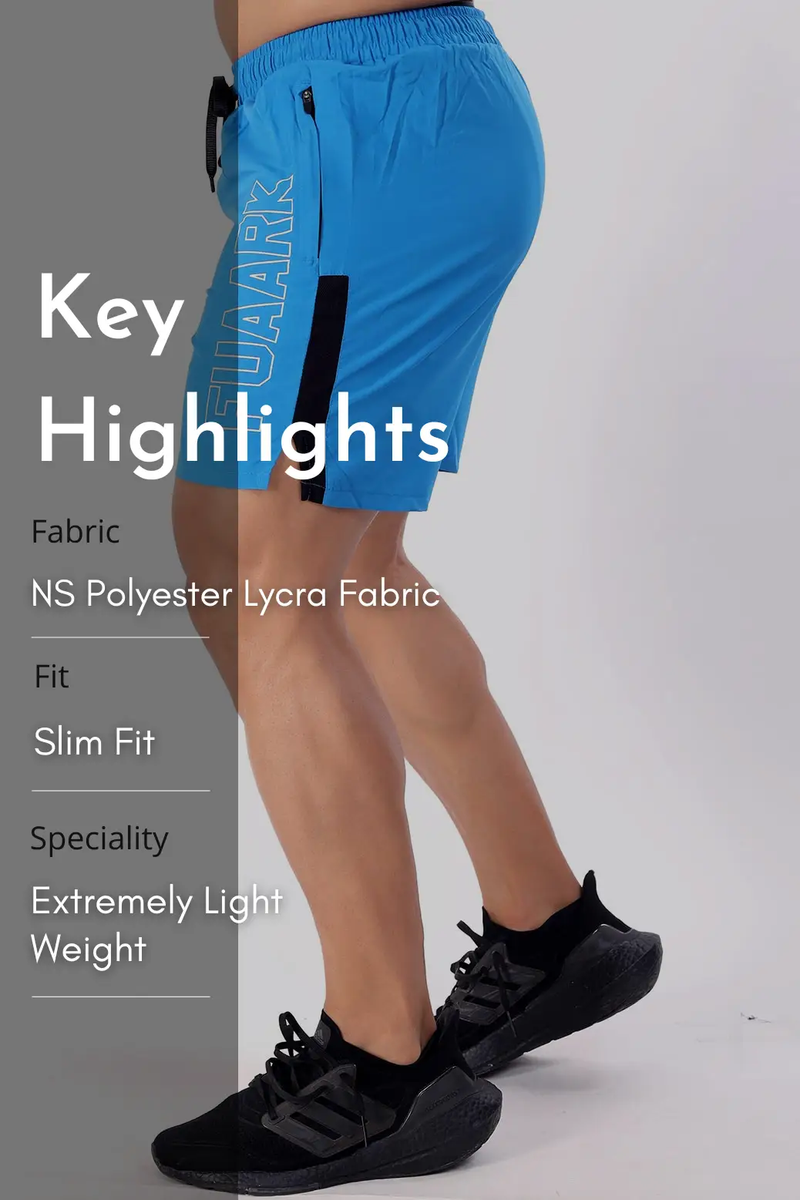 Studio Shorts Sky Blue by Fuaark Nz