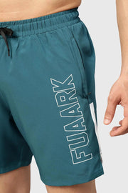 Studio Shorts Teal by Fuaark Nz
