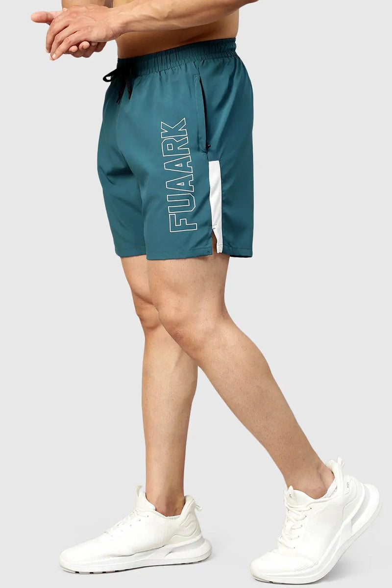 Studio Shorts Teal by Fuaark Nz
