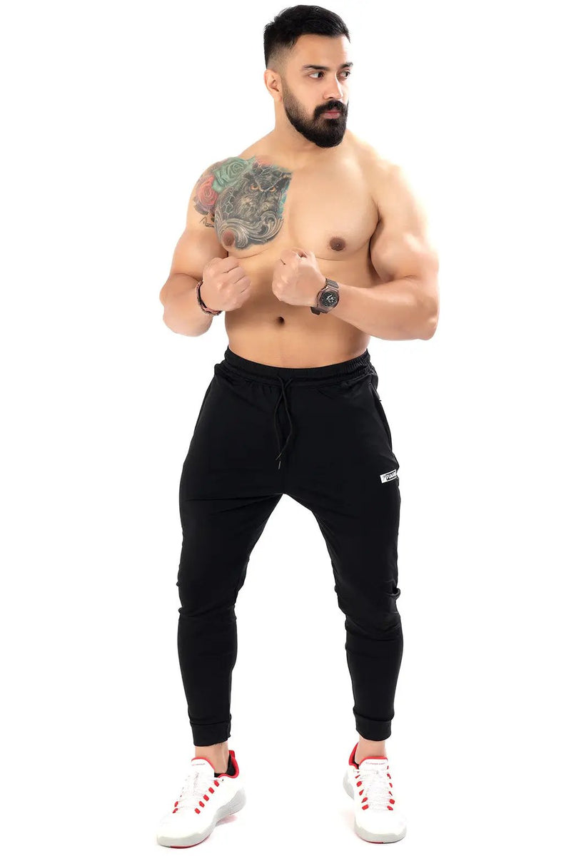 Nylon Supreme Joggers Black by Fuaark Nz