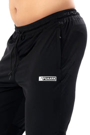 Nylon Supreme Joggers Black by Fuaark Nz