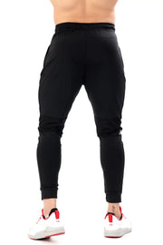 Nylon Supreme Joggers Black by Fuaark Nz