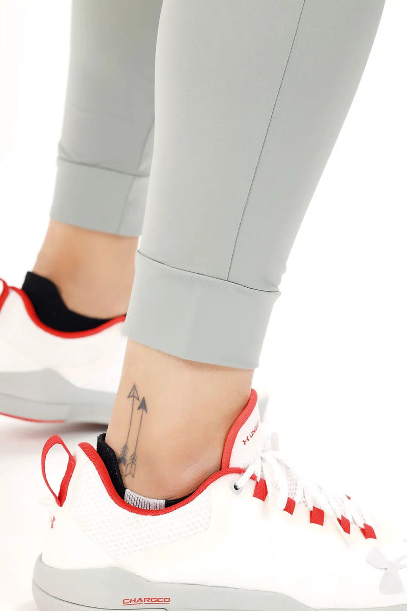Nylon Supreme Joggers Light Grey by Fuaark Nz
