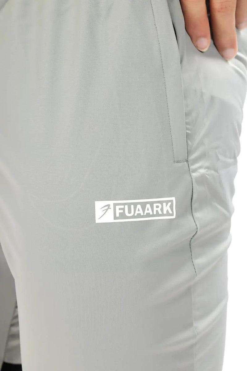 Nylon Supreme Joggers Light Grey by Fuaark Nz