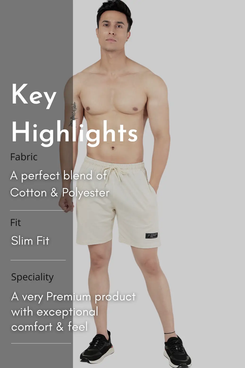Venture Shorts Beige by Fuaark Nz